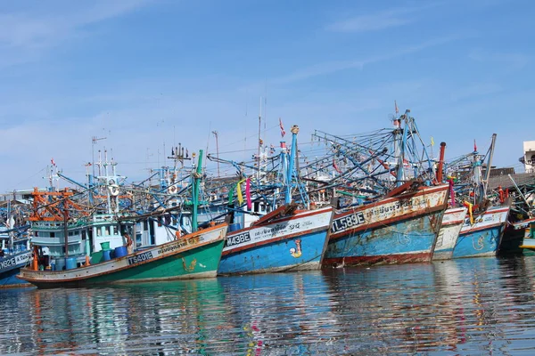 Fischerboote Hafen — Stockfoto