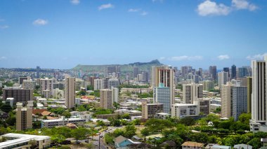 Honolulu, Hawaii 'nin Güzel Hava Manzarası