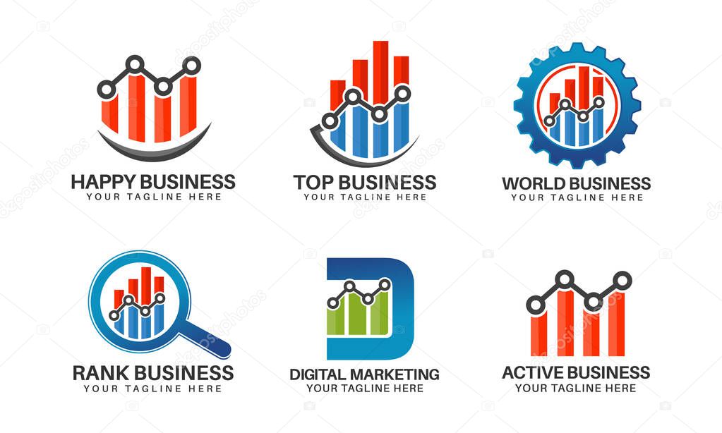 Modern business logo design bundle