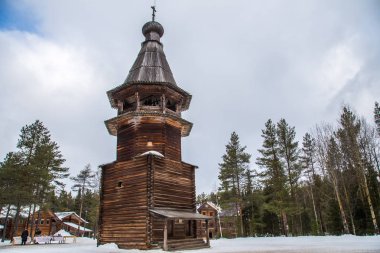 Ahşap mimari Malye Korely Arkhangelsk, Rusya Müzesi