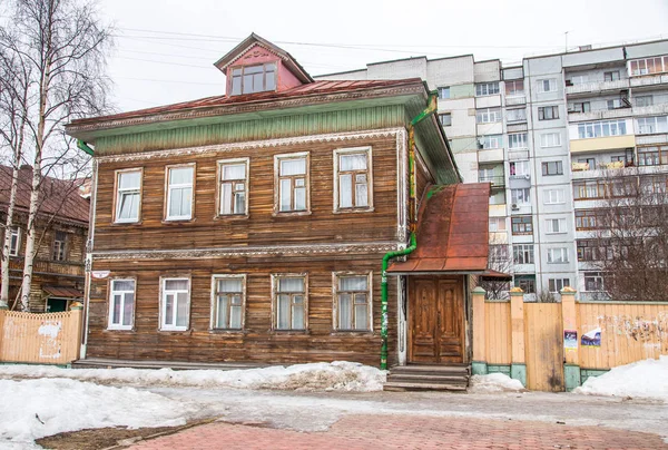 Arkhangelsk Ciudad Invierno Rusia — Foto de Stock