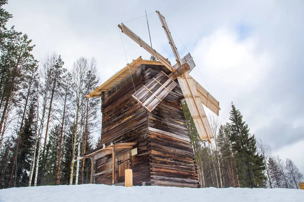 Muzeum Architektury Drewnianej Malye Korely Mieście Archangielsk Rosja — Zdjęcie stockowe