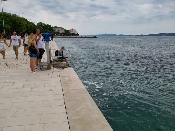 Έργο τέχνης της Κροατίας στην Αδριατική. — Φωτογραφία Αρχείου