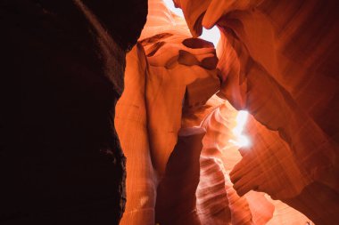 Güzel rock dalgalar ile Arizona içinde ünlü antilop Kanyonu