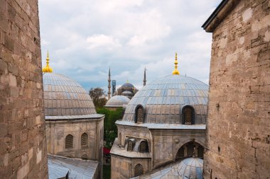 Tarihi cami nin manzarası 