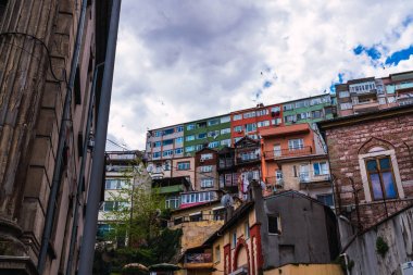 İstanbul, Türkiye'de güzel evlerin manzarası