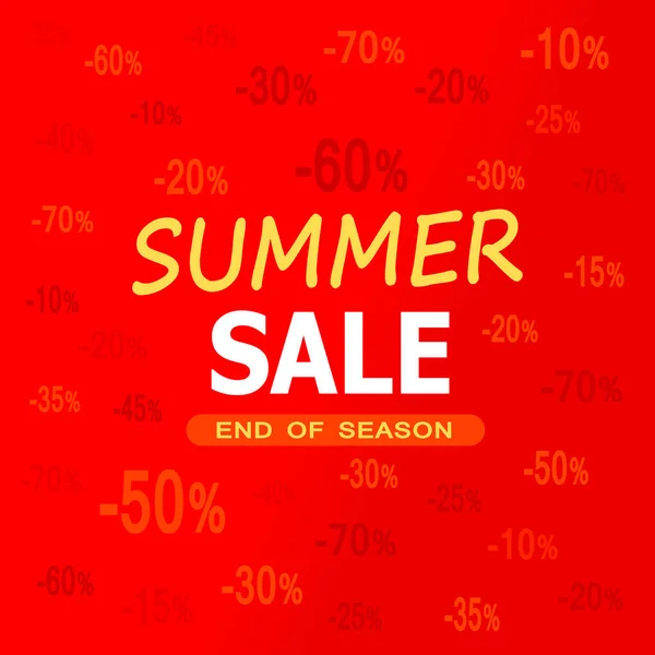 Summer Sale Sale Poster Design — Stock Photo, Image