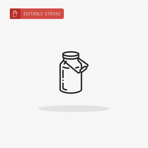 Bottle Icon Vector Flessenpictogram Voor Presentatie — Stockvector