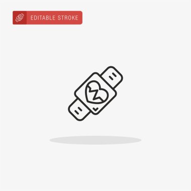 Simge vektörünü izle. Sunum için simgeyi izle.