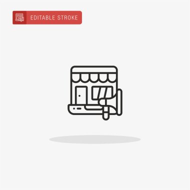 Dizüstü bilgisayar simgesi vektörü. Sunum için dizüstü simgesi.