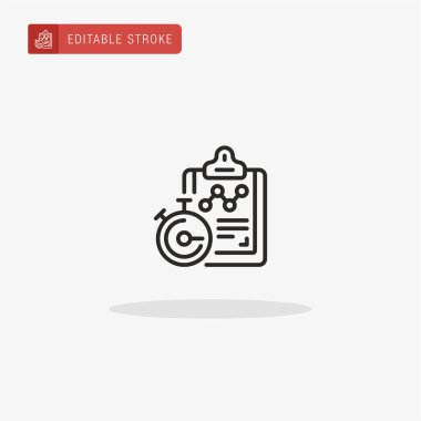 Rutin simge vektörü. Sunum için rutin simge.