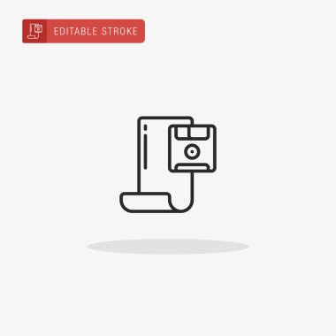 Web sayfası ikon vektörü. Sunum için web sayfası simgesi.