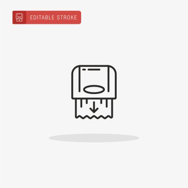 Dispenser simge vektörü. Sunum için dağıtıcı simgesi.