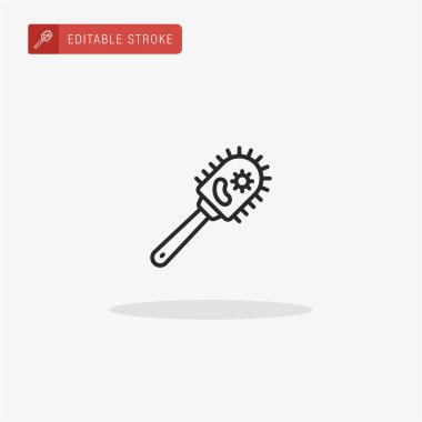 Tuvalet fırçası ikon vektörü. Sunum için Tuvalet Fırçası simgesi.