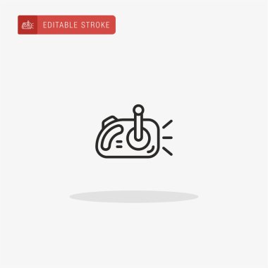 Meşale simgesi vektörü. Sunum için meşale simgesi.