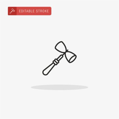 Jigger simge vektörü. Sunum için Jigger simgesi.