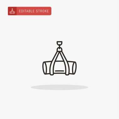 Torba simgesi vektörünü yumrukluyorum. Sunum için Kum Torbası simgesi yumruklanıyor.