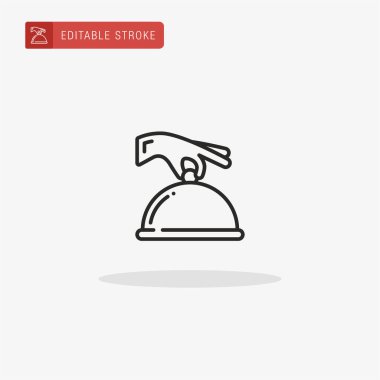 Mutfak ikonu vektörü. Sunum için mutfak simgesi.