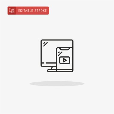 Akıllı Aygıtlar simge vektörü. Sunum için Akıllı Aygıtlar simgesi.