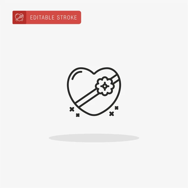 Вектор Иконок Сердца Значок Сердца Презентации — стоковый вектор