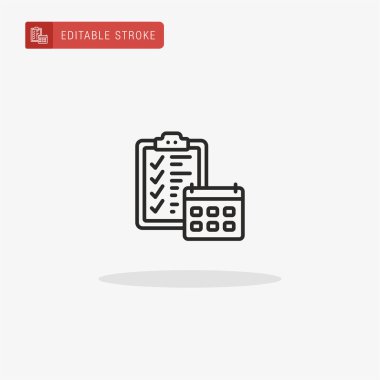 Simge vektörünü listele. Sunum için simgeyi listele.