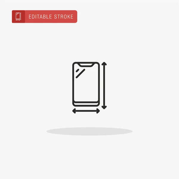 Icono Del Teléfono Inteligente Vector Icono Smartphone Para Presentación — Archivo Imágenes Vectoriales