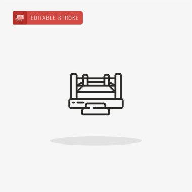 Halka simgesi vektörü. Sunum için halka simgesi.