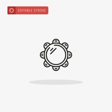 Tef sembolü vektörü. Sunum için tef simgesi.