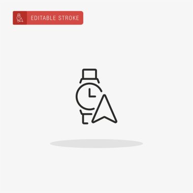 GPS yön bulma ikonu vektörü. Sunum için Gps Navigasyon simgesi.