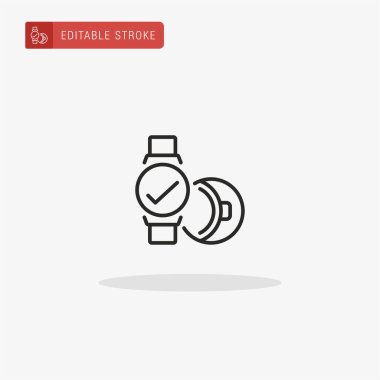 Düğme simgesi vektörü. Sunum için düğme simgesi.