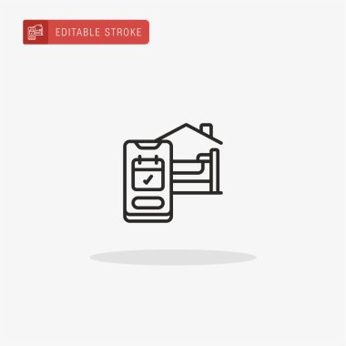 Akıllı telefon ikon vektörü. Sunum için akıllı telefon simgesi.