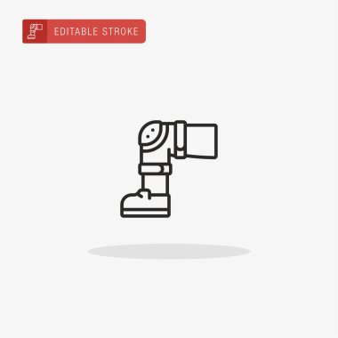 Koruma ikonu vektörü. Sunum için koruma simgesi.