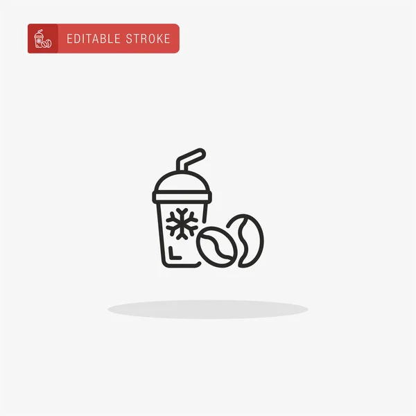 Kaffee Symbol Vektor Kaffee Ikone Zur Präsentation — Stockvektor