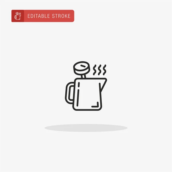 Jug Icon Vector Jug Icon Presentation — Stock Vector