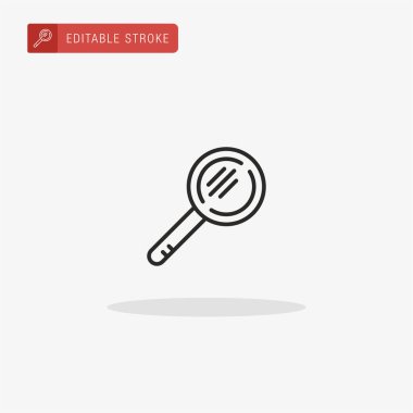 Simge vektörünü imzala. Sunum için imza simgesi.