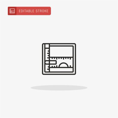 Mat simge vektörü. Sunum için Mat simgesi.