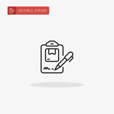 Pano simge vektörü. Sunum için pano simgesi.