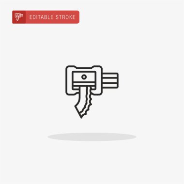 Keskinleştirici simge vektörü. Sunum için keskinleştirici simgesi.