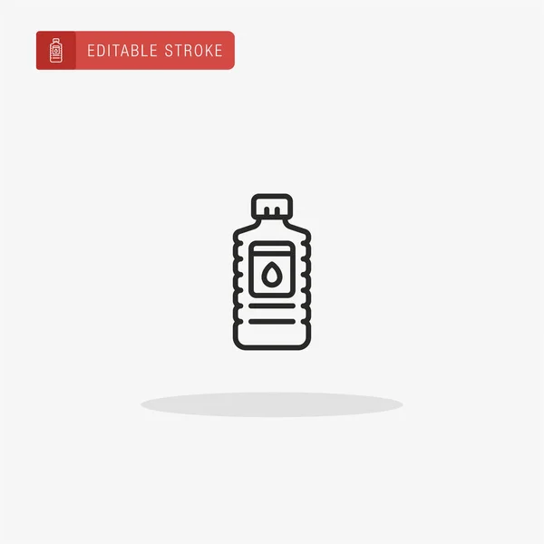 Bottle Icon Vector Flessenpictogram Voor Presentatie — Stockvector