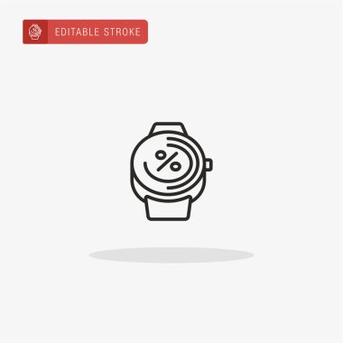 Yüzde simgesi vektörü. Sunum için yüzde simgesi.