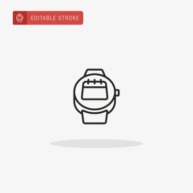 Takvim simgesi vektörü. Sunum için takvim simgesi.