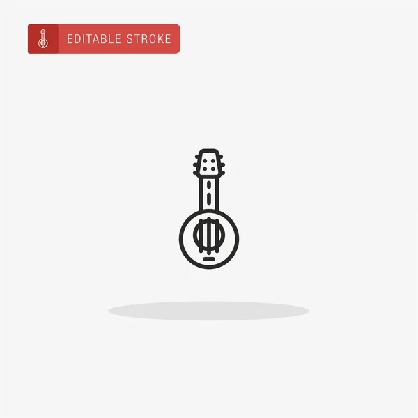 Guitar Icon Vector Guitar Icon Presentation — Stock Vector