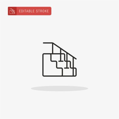 Ayak sesleri ikon vektörü. Sunum için ayak sesleri simgesi.