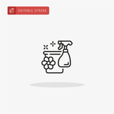 Kova simgesi vektörü. Sunum için kova simgesi.