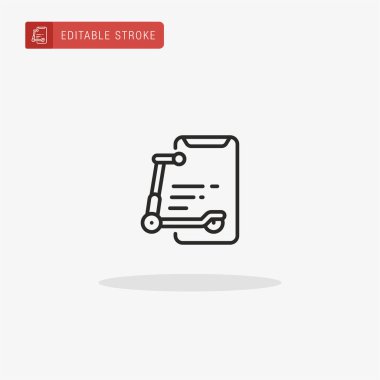 Mobil simge vektörü. Sunum için mobil simge.