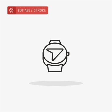 GPS simgesi vektörü. Sunum için GPS simgesi.