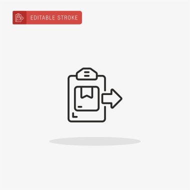 Pano simge vektörü. Sunum için pano simgesi.