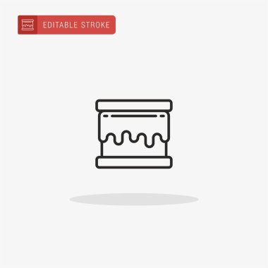 Smore simge vektörü. Sunum için Smore simgesi.