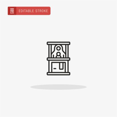 Teller simge vektörü. Sunum için Teller simgesi.