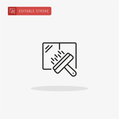 Pencere simgesi vektörü. Sunum için pencere simgesi.